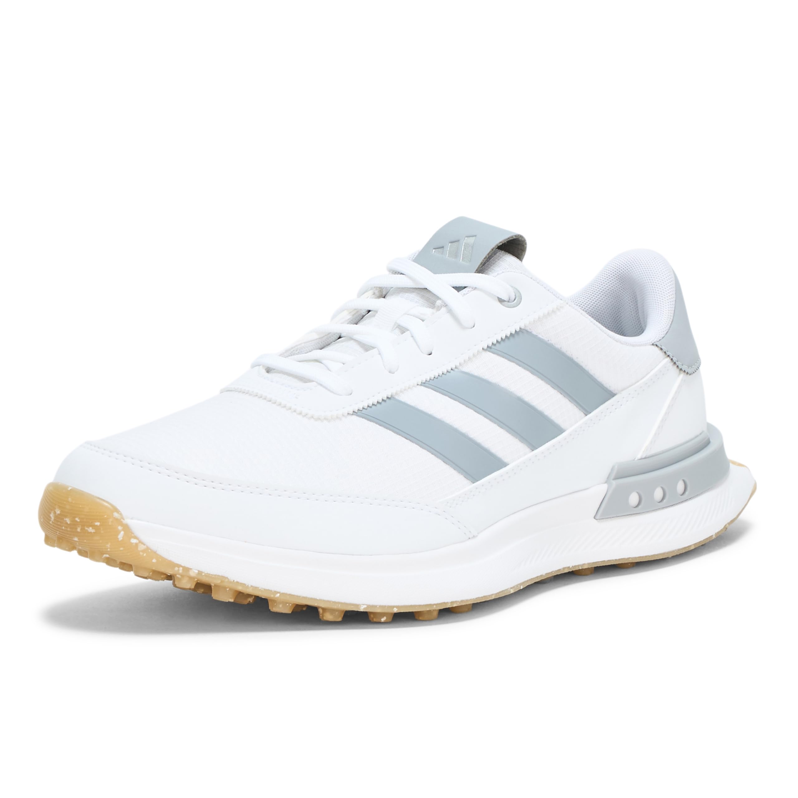 Amazon.com | Adidas S2G 24 Zapatillas sin clavos para hombre, Footwear White/Halo Silver/Gum 4, 12 | Golf